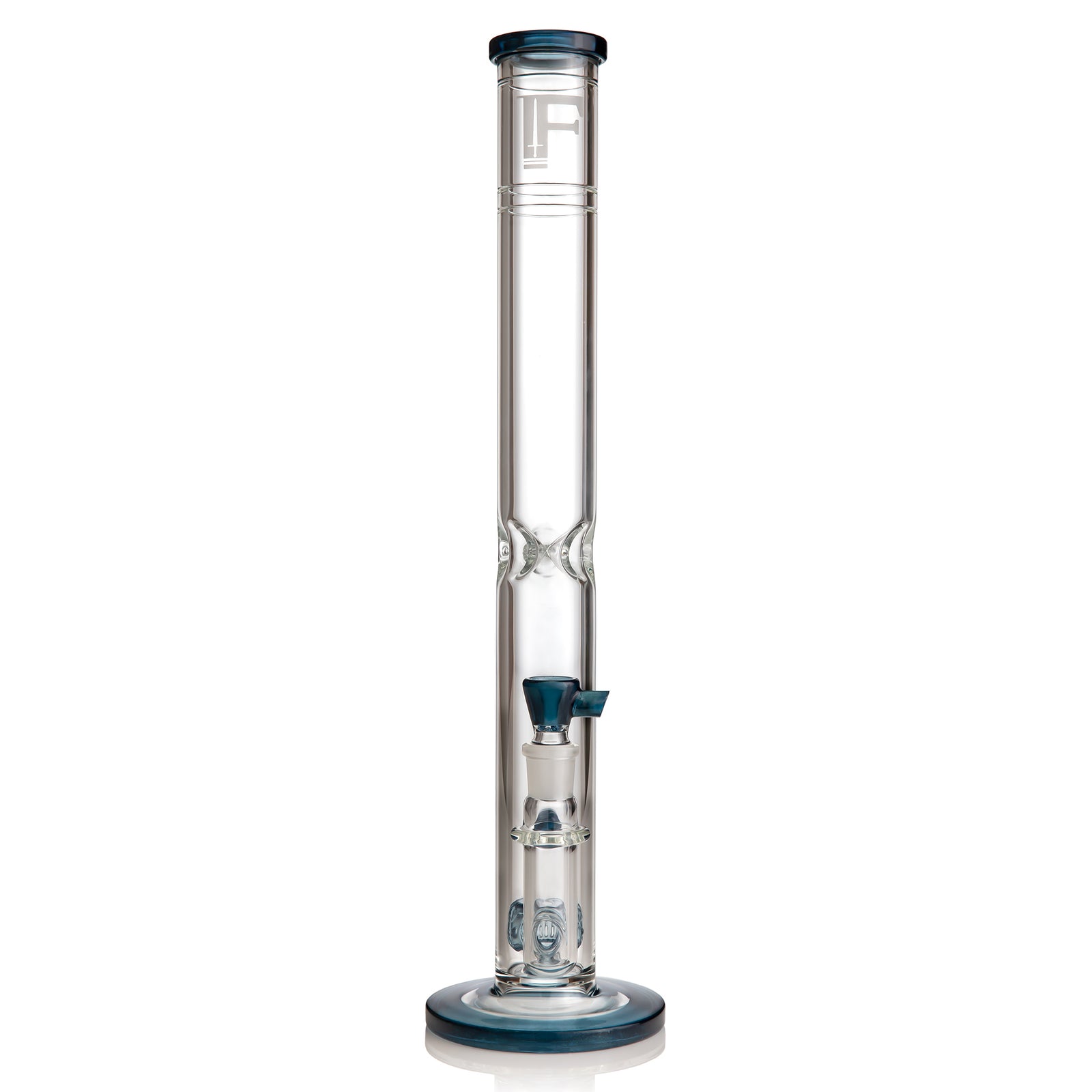 Fuzion Gridded Circ Tube with Color Accents (Heavy Blue Stardust)