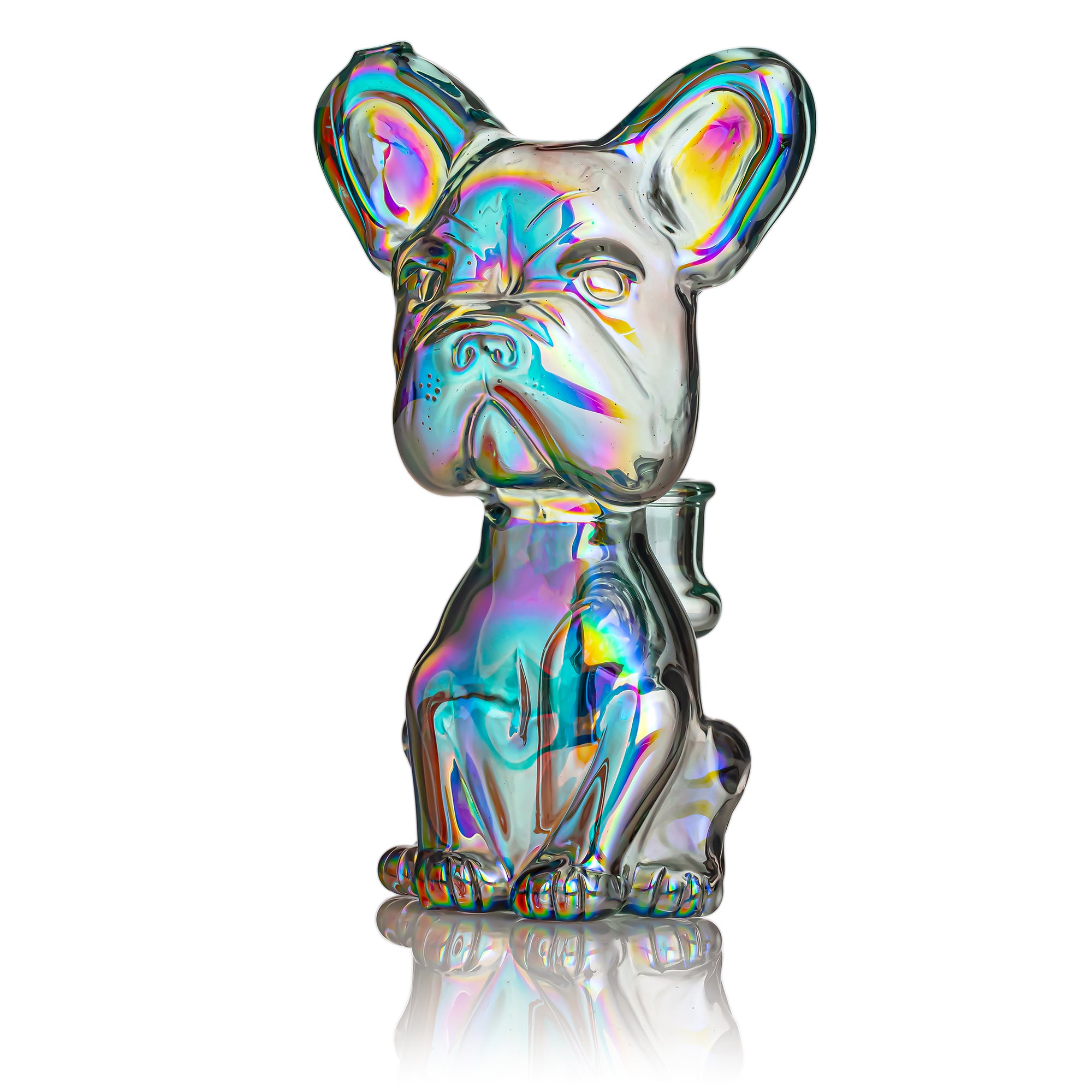 Swanny Full Color Frog Pose Frenchie  with Specialty Dichro Coating