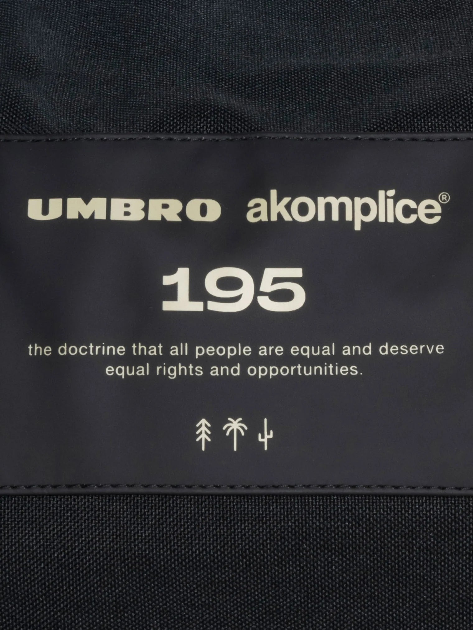 Akomplice x Umbro All Life Diamond Duffle (Black)