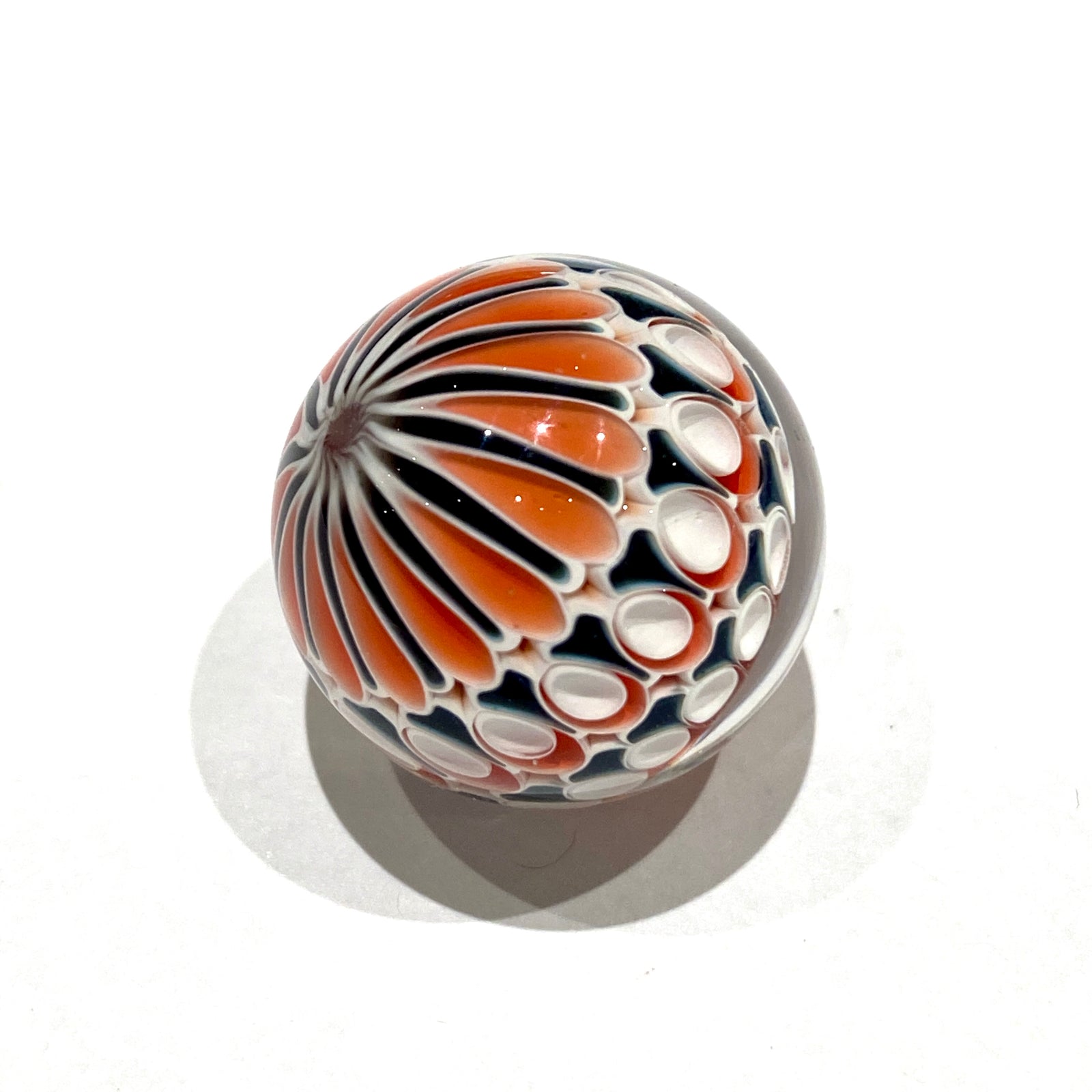 Dot Stack Carb Cap Marble #3 by Olour Glass