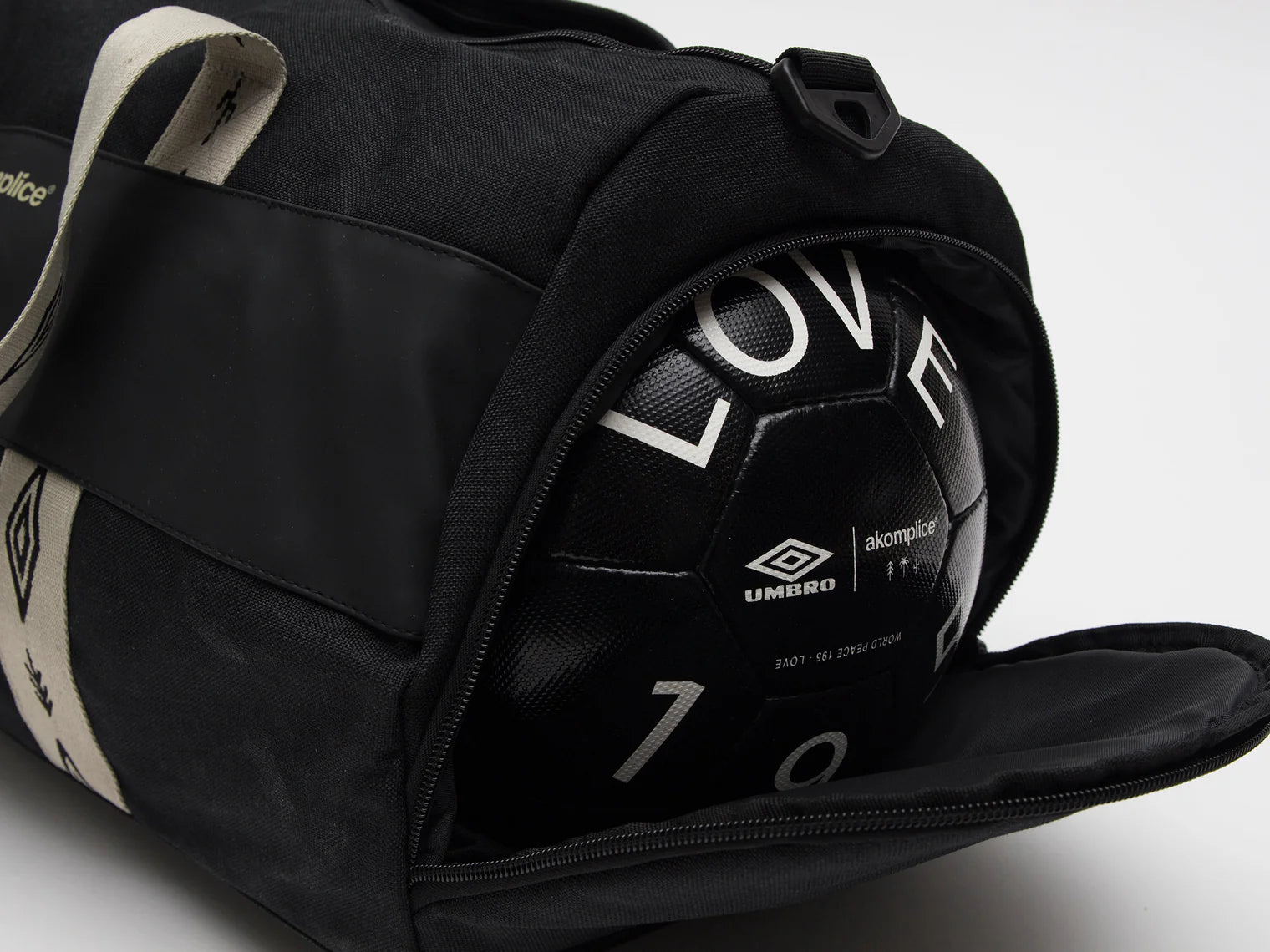 Akomplice x Umbro All Life Diamond Duffle (Black)