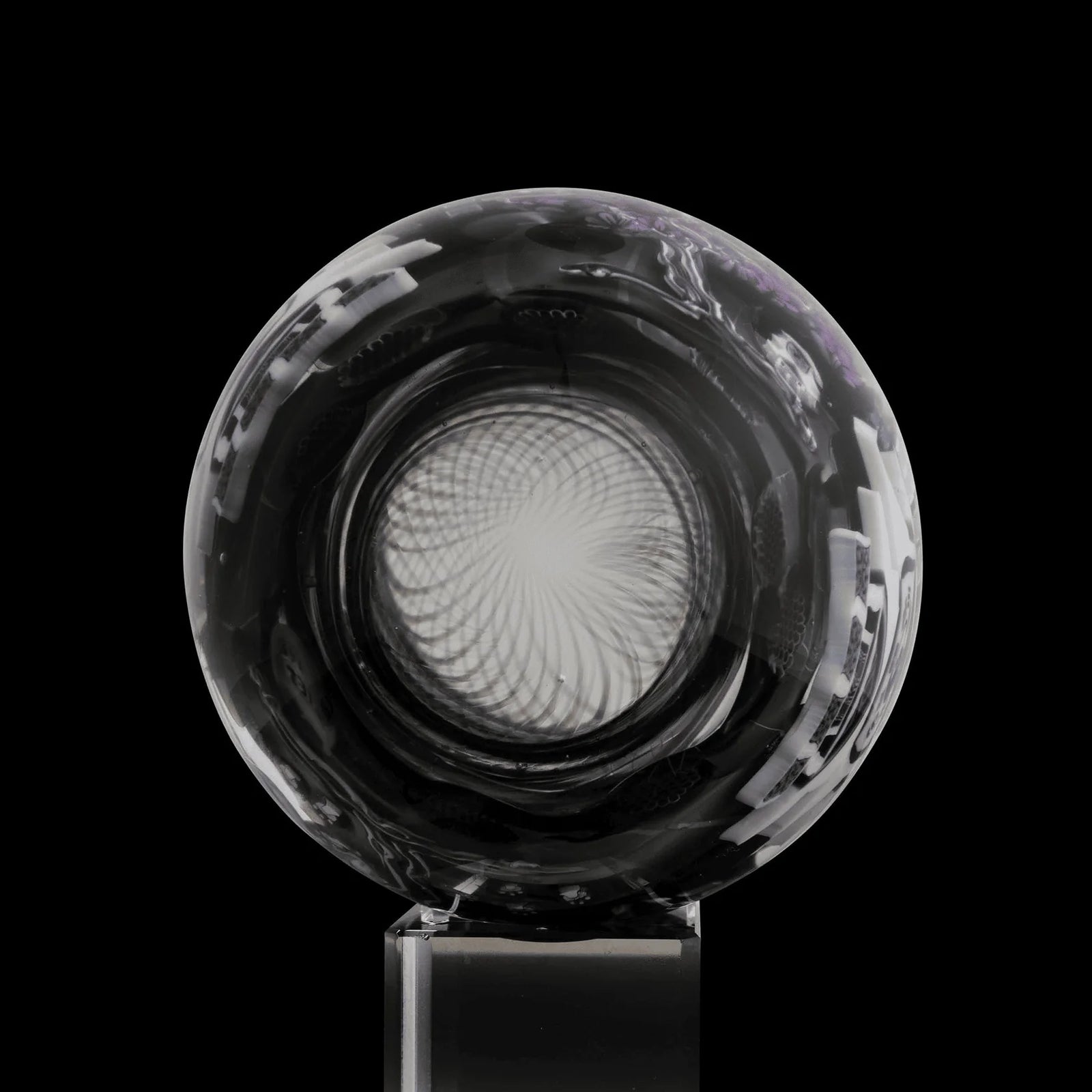 Electric Avenue / Yesulga Castle Wraparound with Black UV Reticello Core Marble