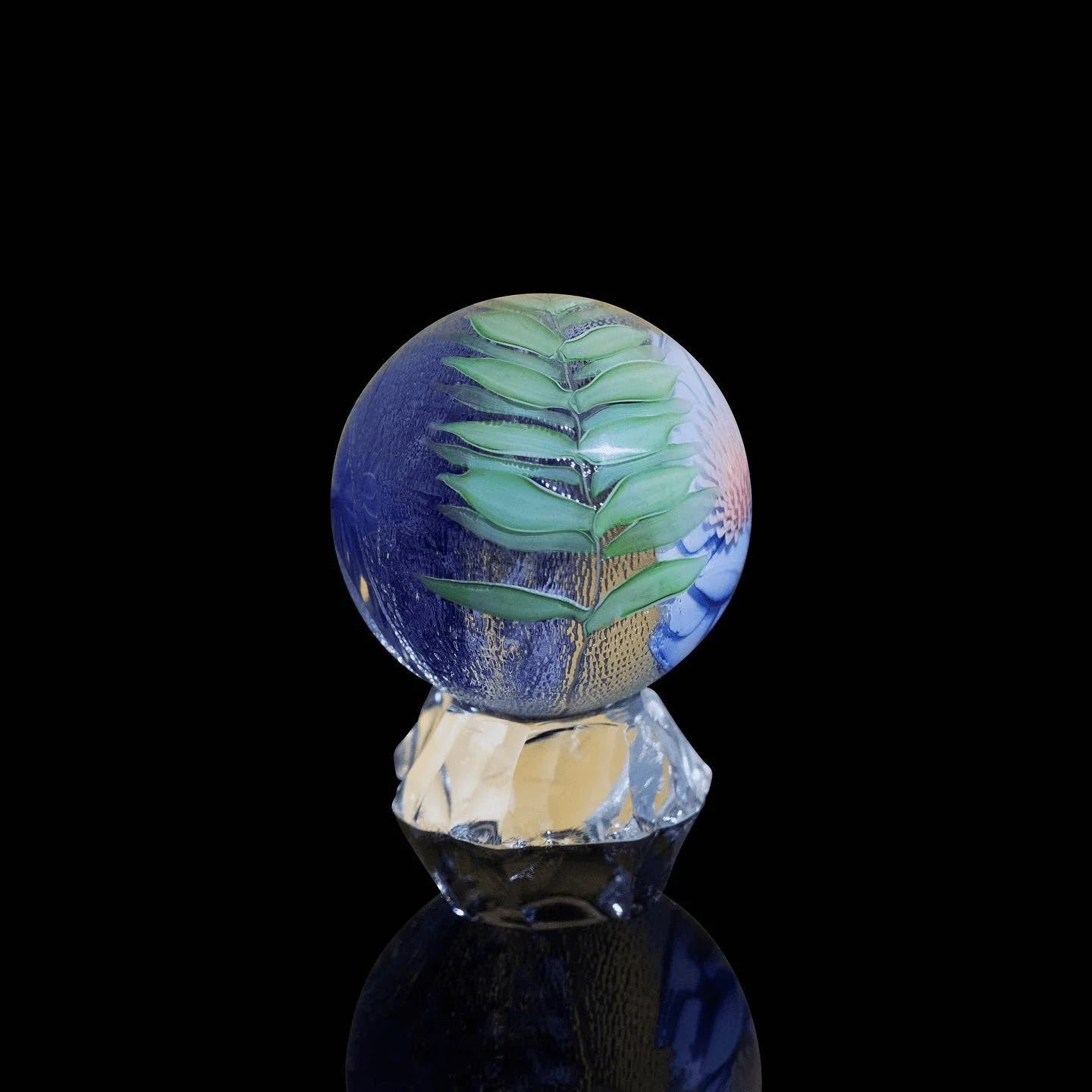 Fern Dahlia Marble w/ Stand by Jared DeLong