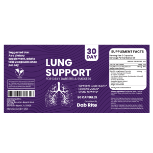Lung Support Capsules by Dab Rite (30 Day Supply)