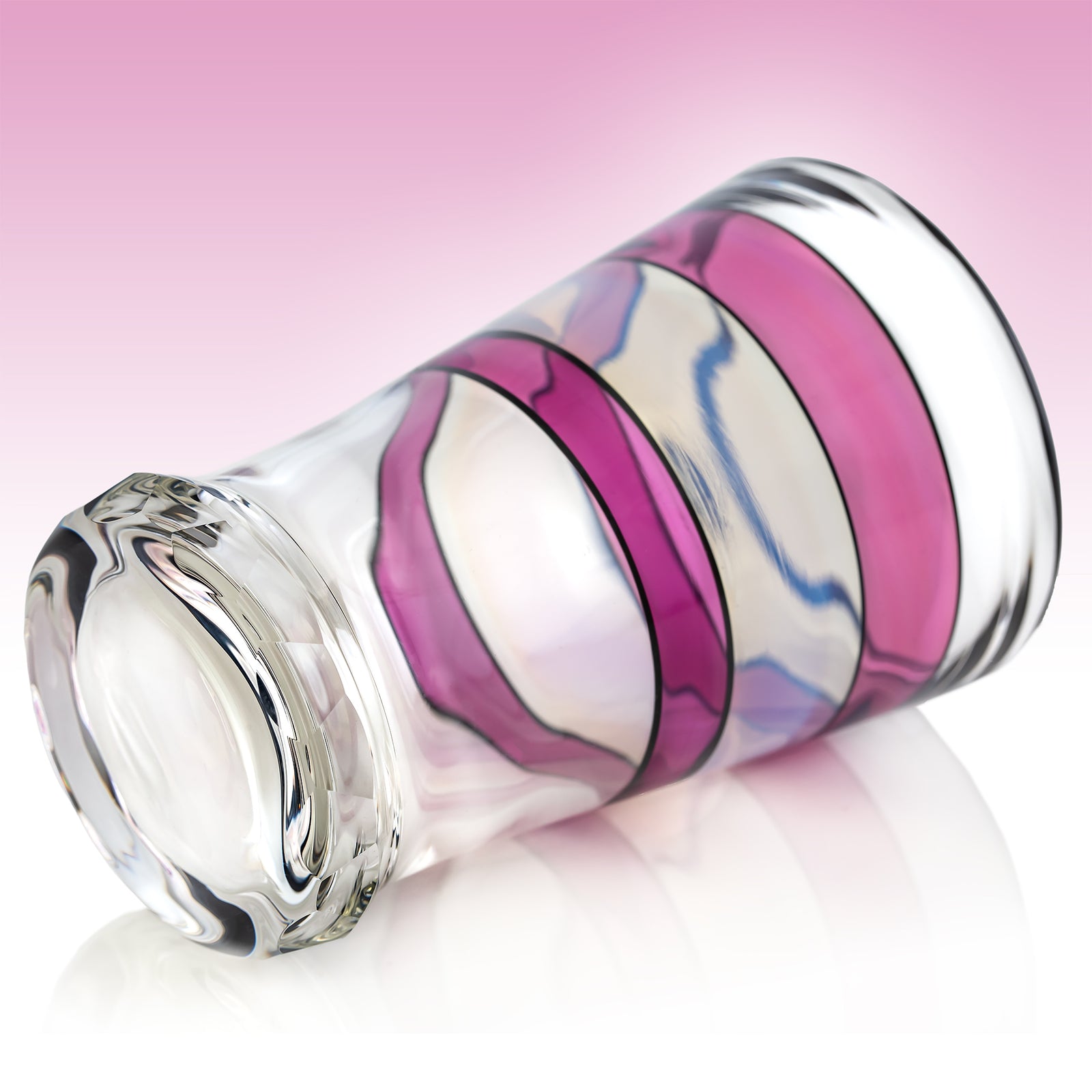27 UNLTD Moonstone and Royal Jelly Faceted Glass