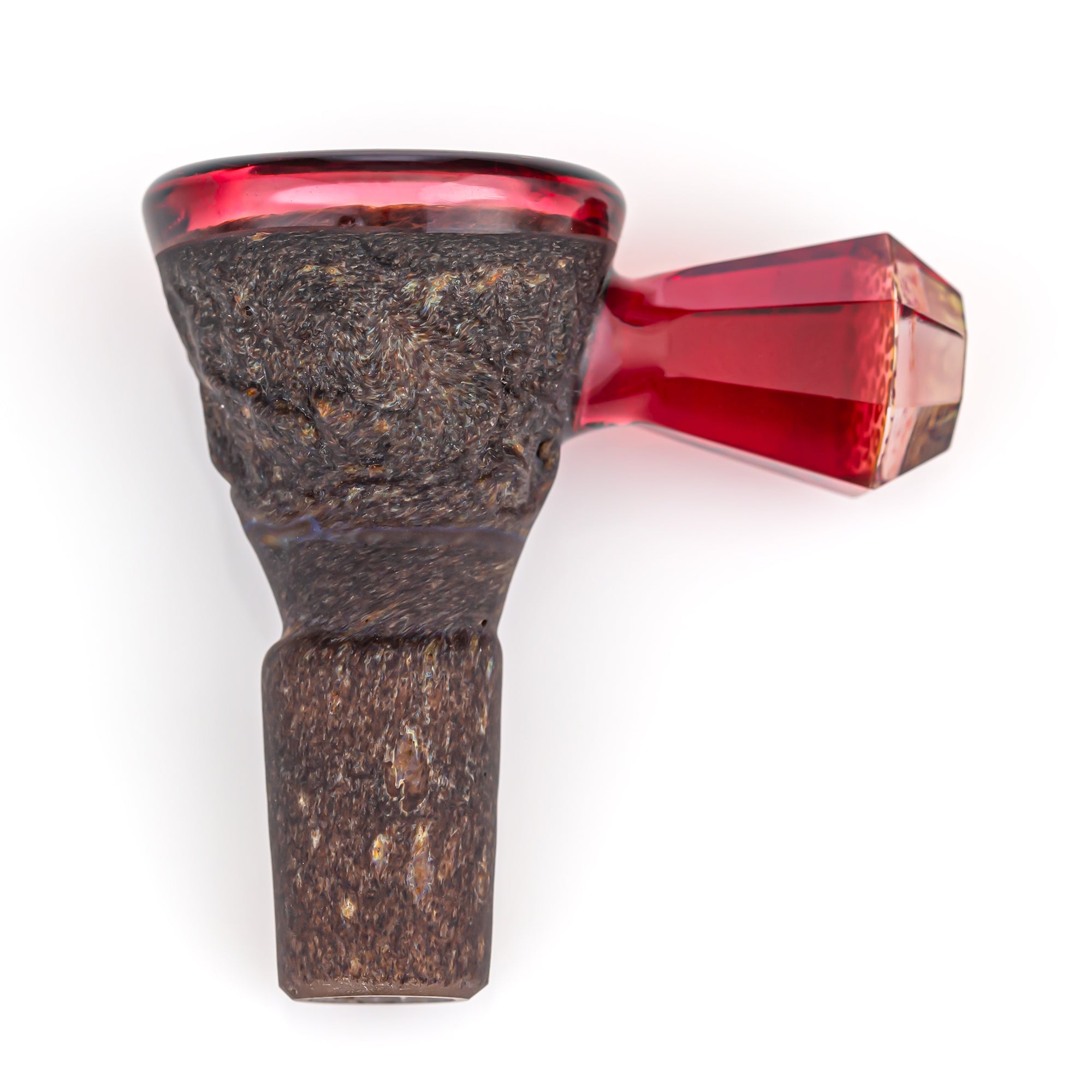 Green-T 14mm Stone Series Crystal Handle Slide (Gold Ruby)