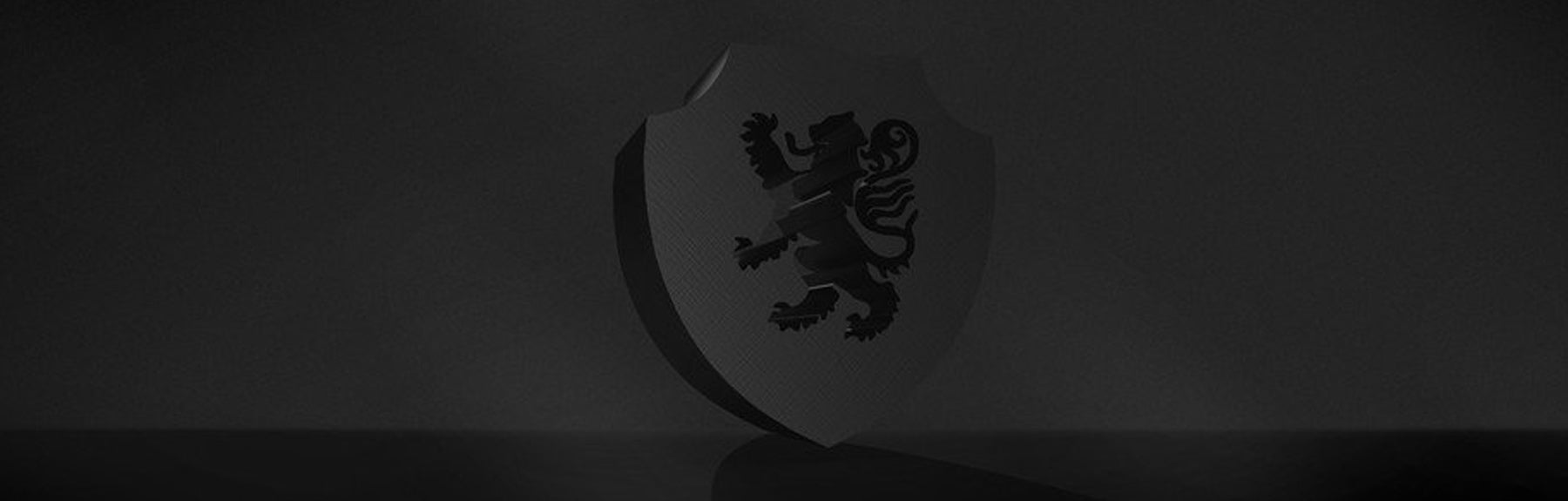 Home Page Fuzion Banner with Shield/Rampant Lion