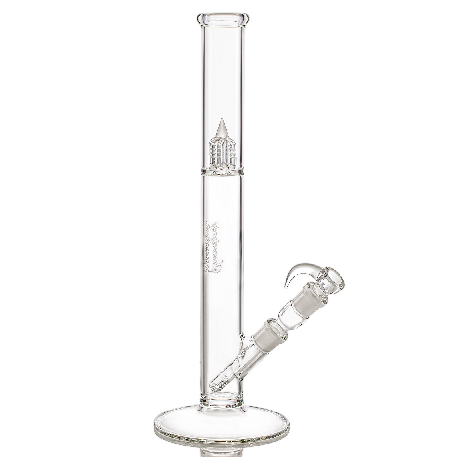Sovereignty Glass 44x4 - Clear - Diffy Tube with 180 Grid Downstem