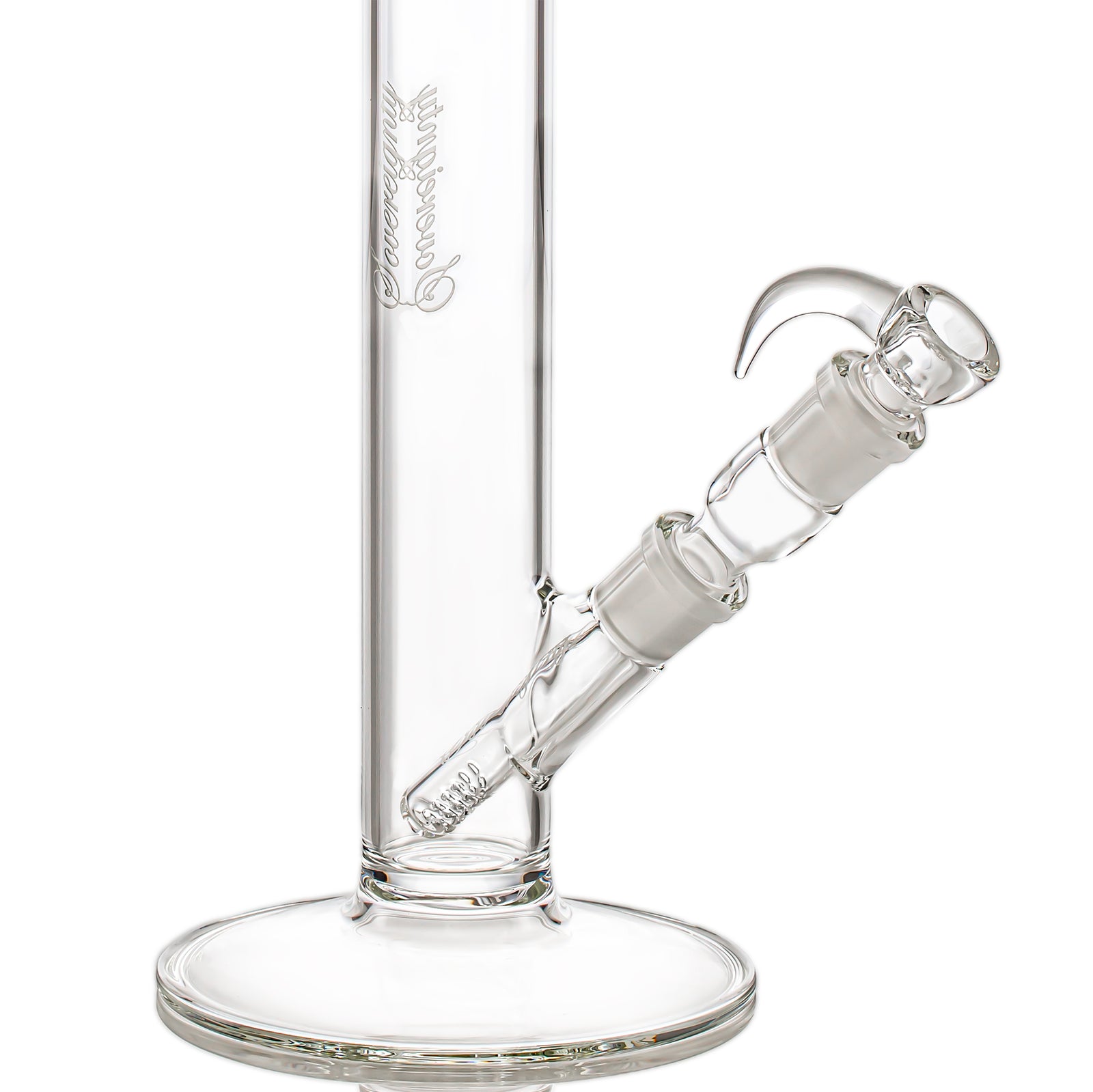 Sovereignty Glass 44x4 - Clear - Diffy Tube with 180 Grid Downstem