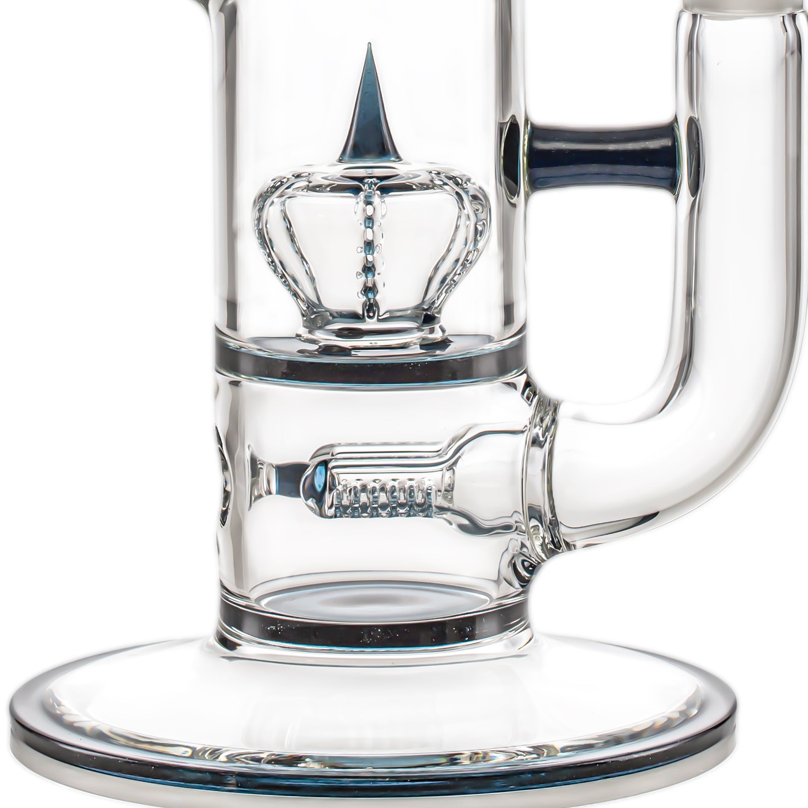 Sovereignty Glass Natty 60D - FA - GLine 12mm 6 Cut DownGrid to Imperial Natty Neck (Heavy Blue Stardust)