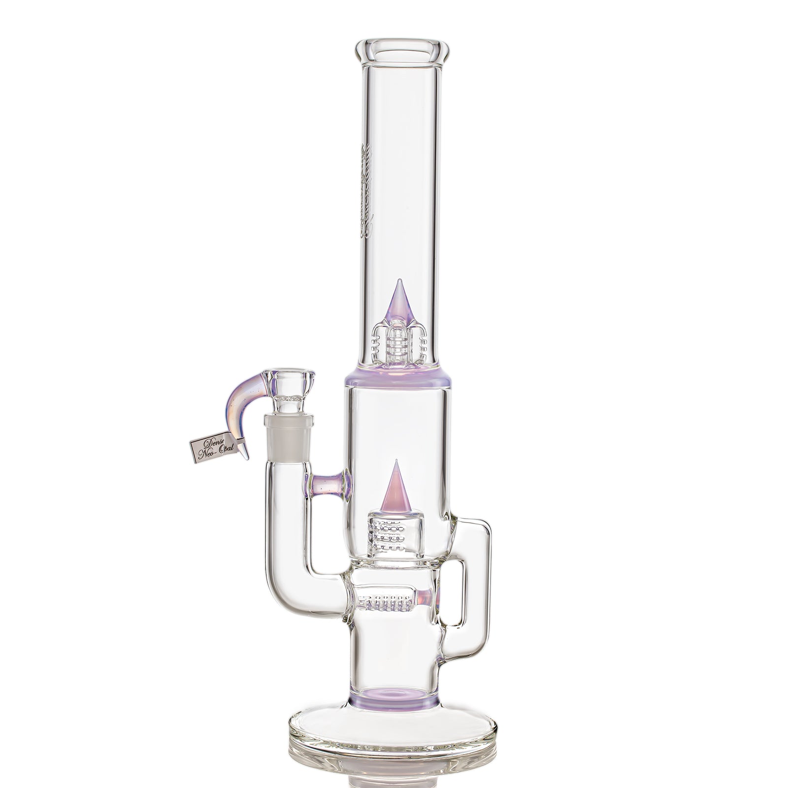 Sovereignty Glass CapCycler - PA - StemLine 16mm 6 Cut DownGrid to Grid Cap 180 Spike FrontFacing with Splash Guard CSx1 44mm Neck