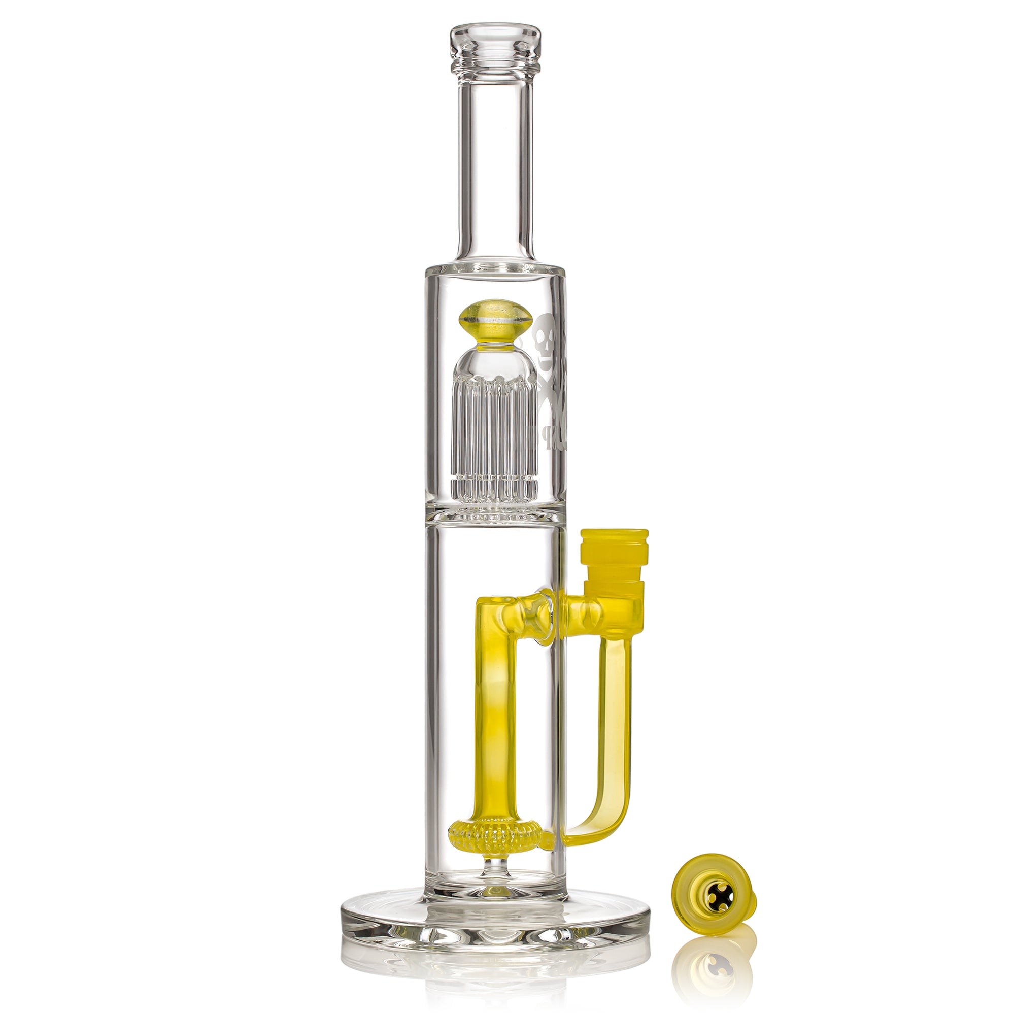 SPG Straight Tube Fixed Circ to 10 Arm Tree with Colored Accents (Lemon Drop)
