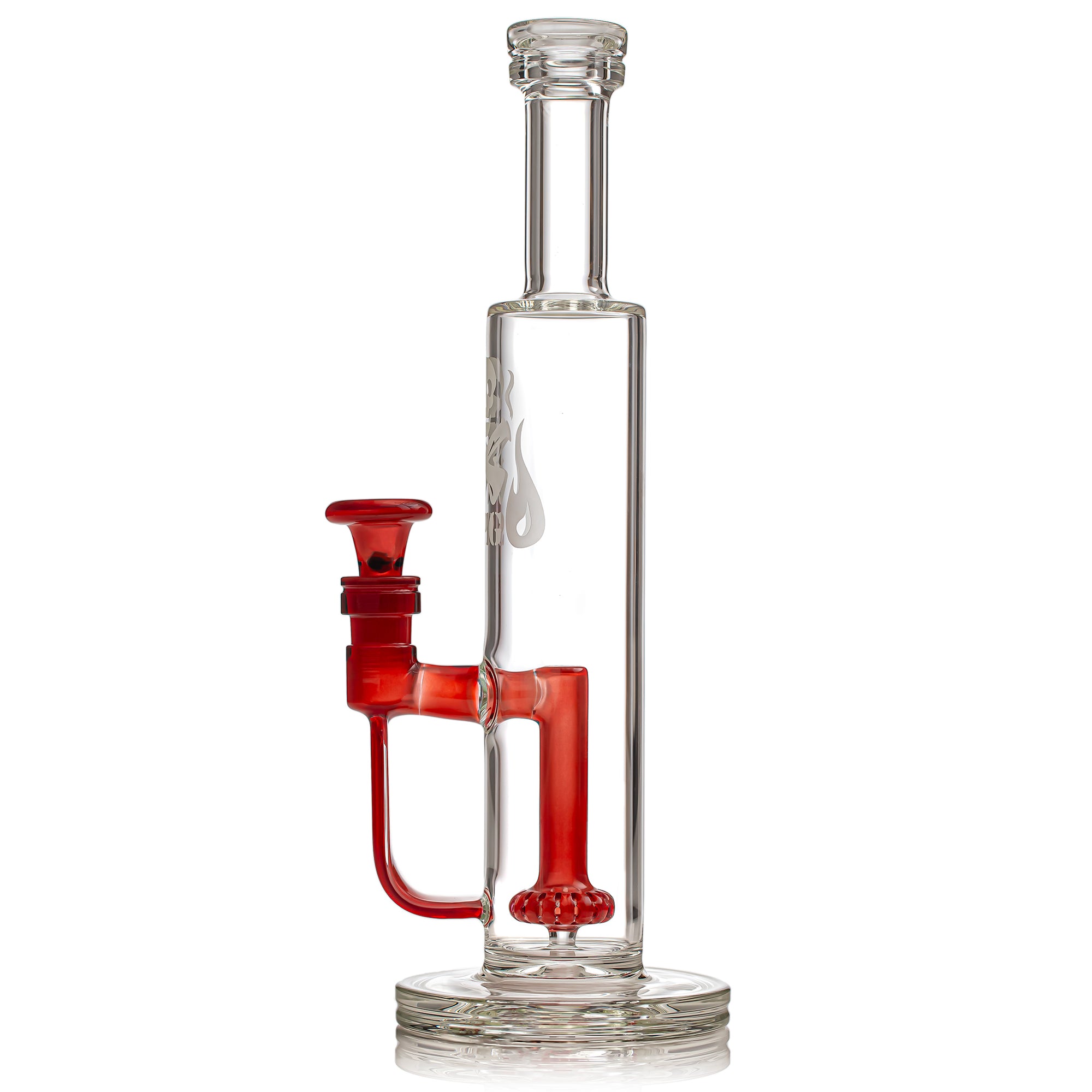 SPG Straight Tube Fixed Circ with Colored Accents (Red)