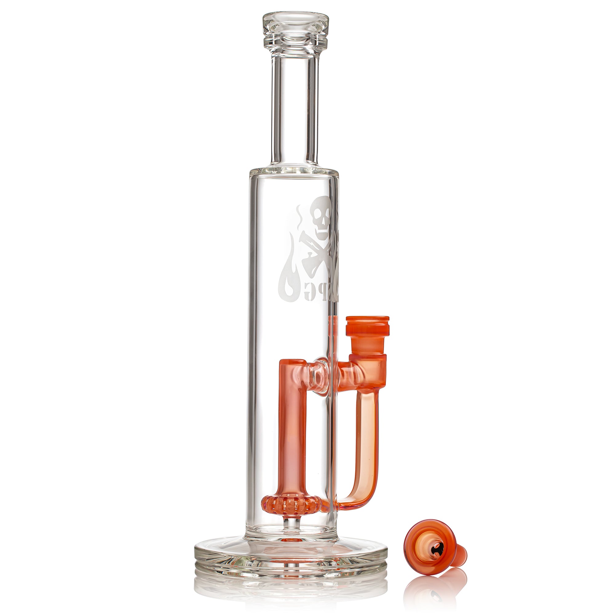 SPG Straight Tube Fixed Circ with Colored Accents (Orange)
