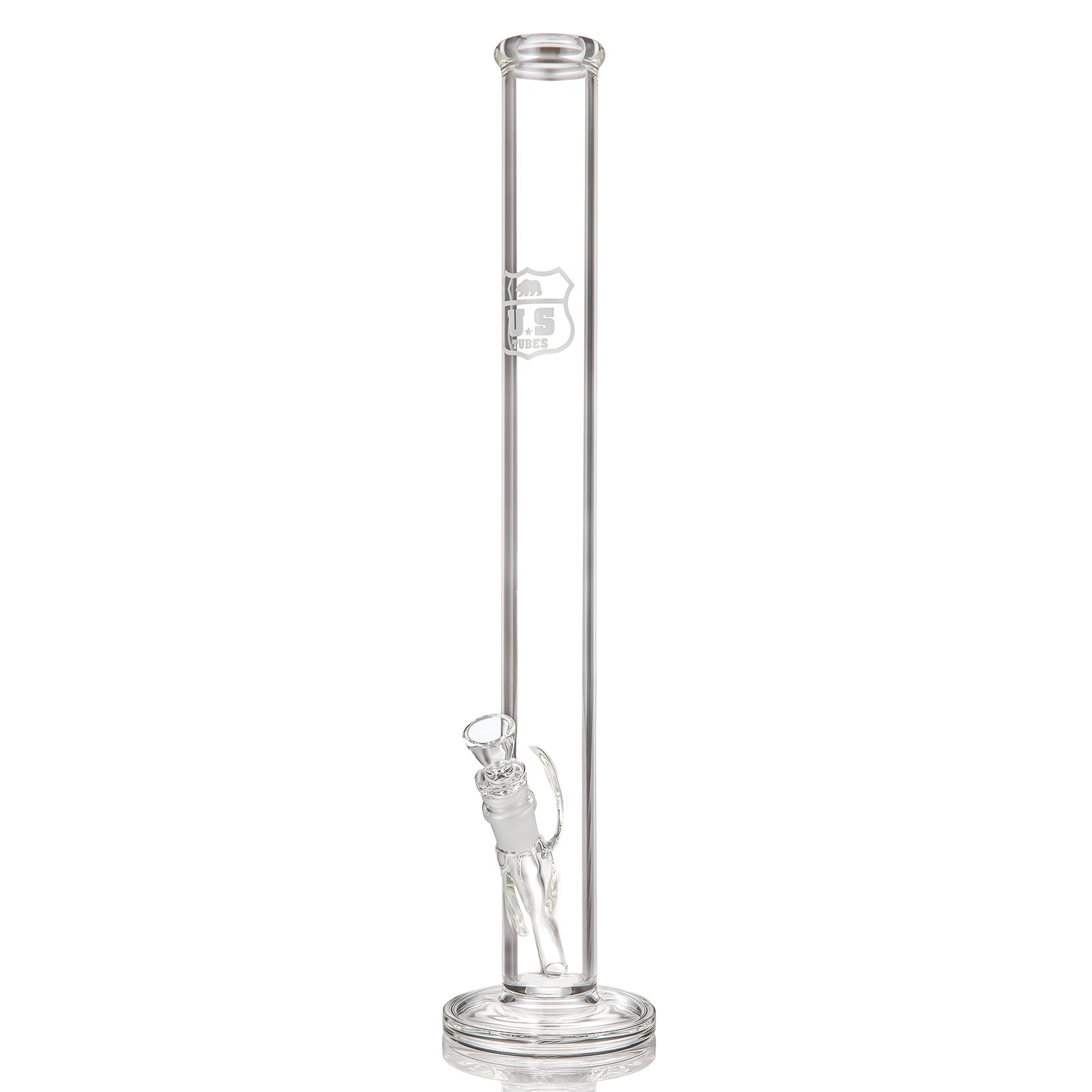 US Tubes 20 Inch Simple Straight 50 x 5mm with Sandblasted Decal