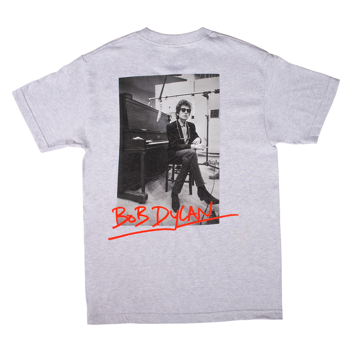 Bob Dylan Heaven&#39;s Door Short Sleeve Shirt (Ash Grey)