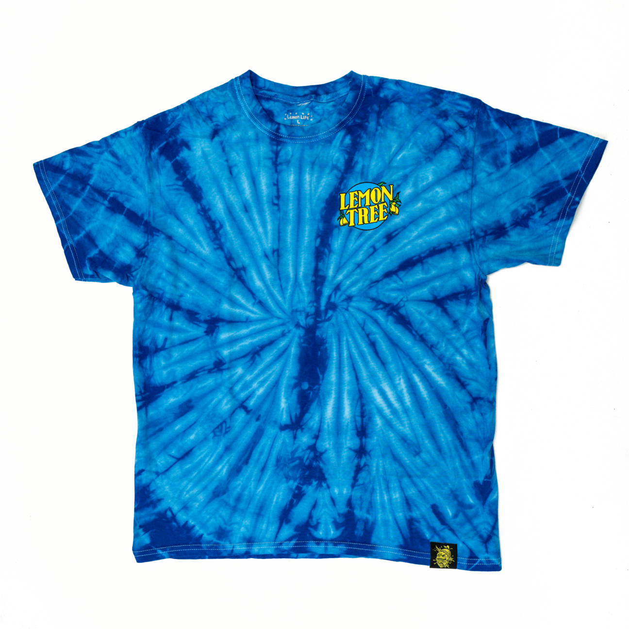 Country Time Lemon Tree T-Shirt (Tie Dye Blue)