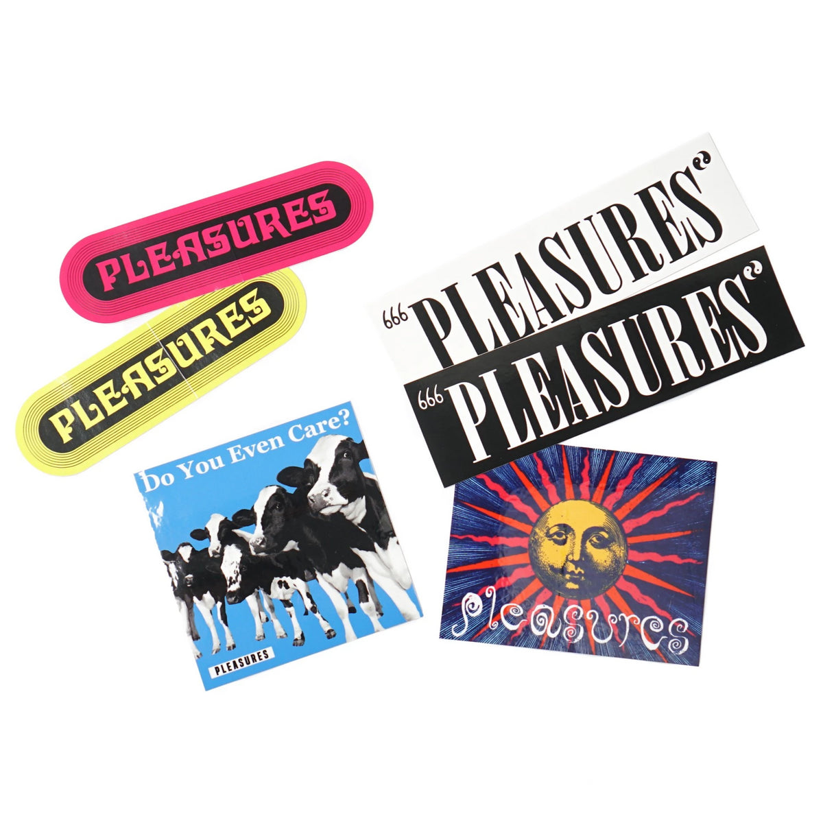 Pleasures Summer 2019 Sticker Pack (6 Stickers)