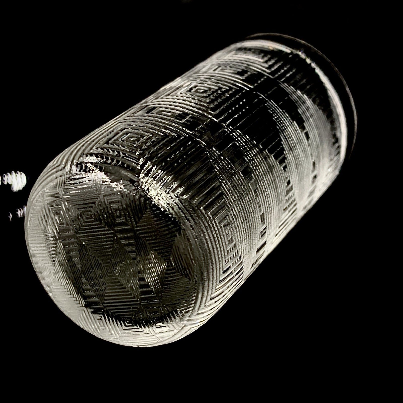 Long Island Quartz 25mm Flat Bottom Quartz Banger (Cosmic Squares) show variants