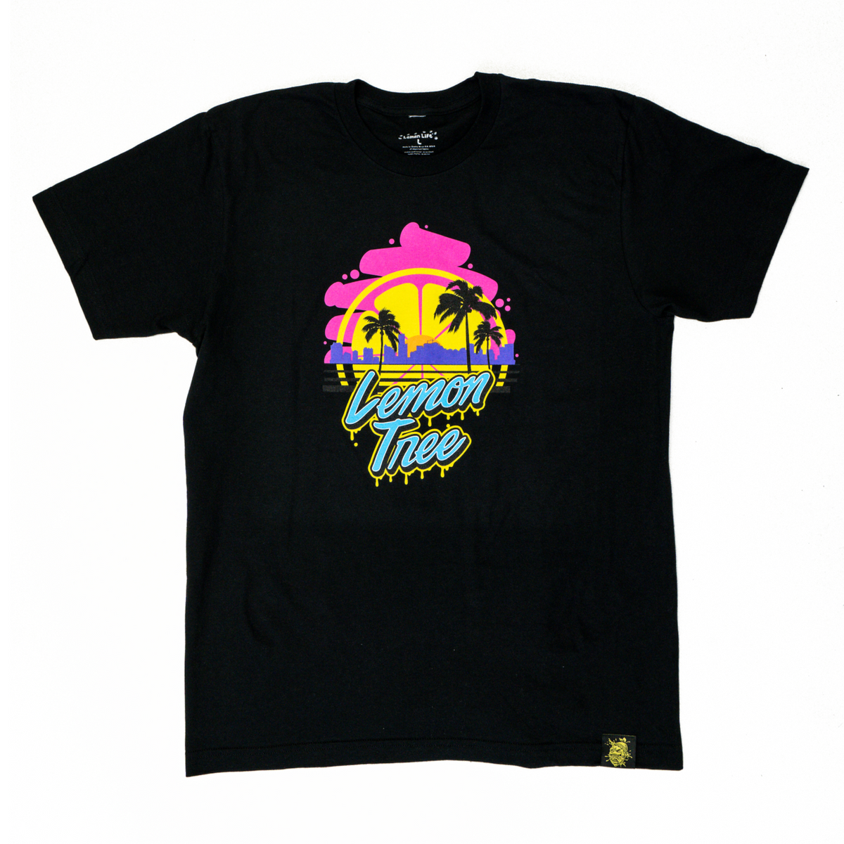 Lemon Miami Vibe T-Shirt (Black)