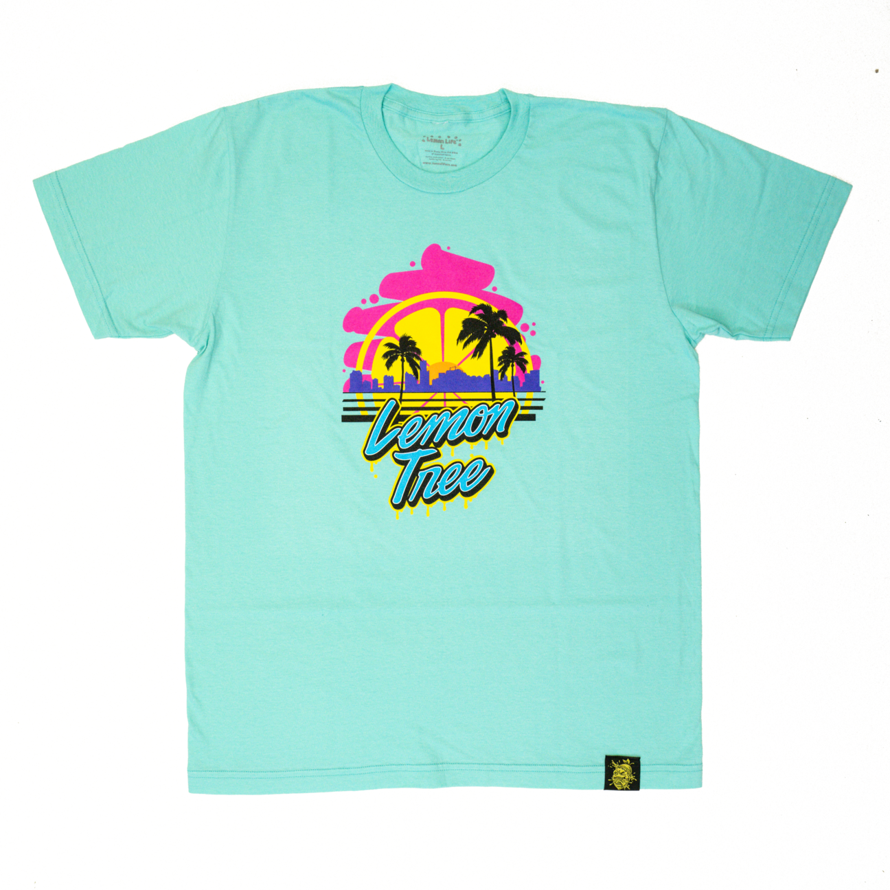 Lemon Miami Vibe T-Shirt (Mint)