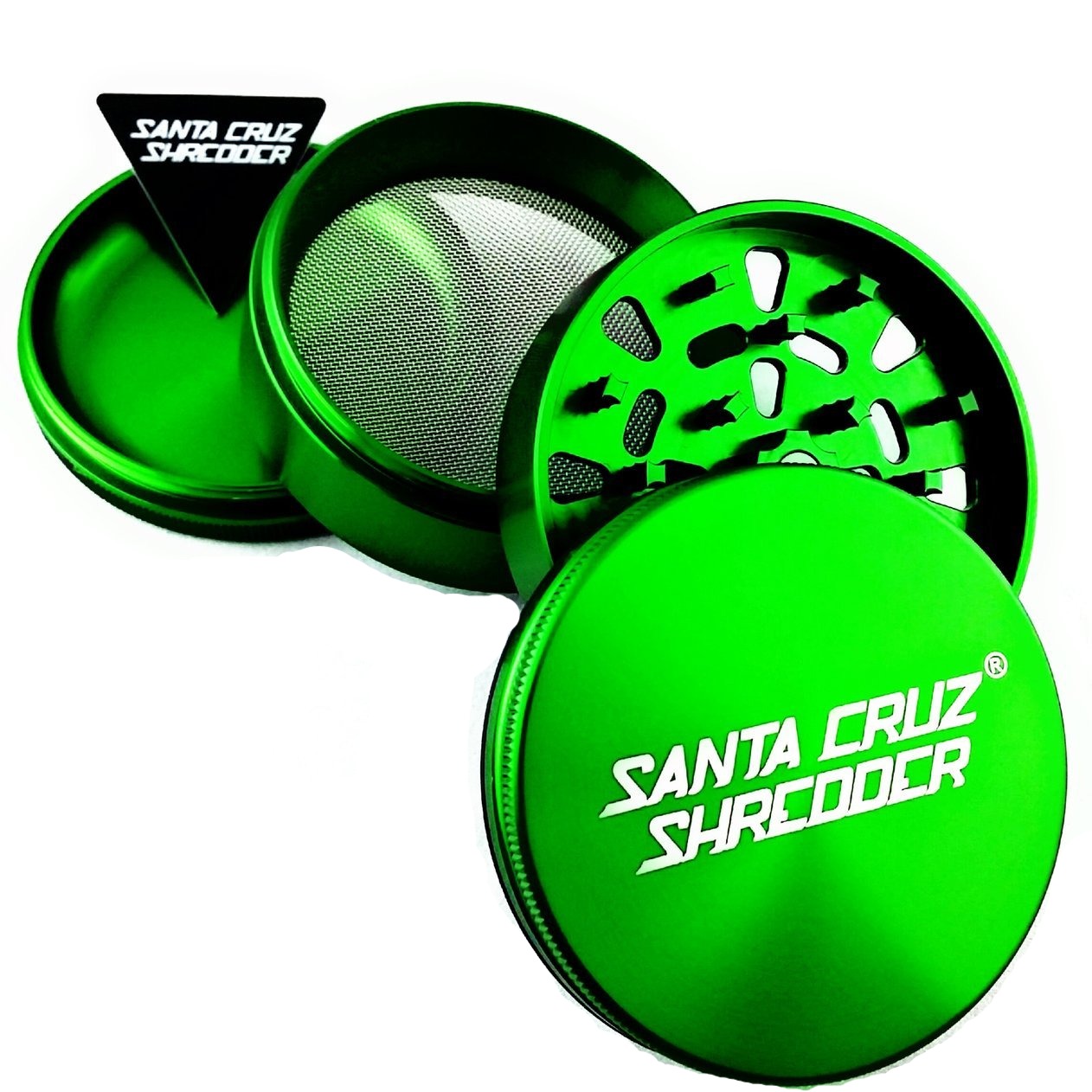 Santa Cruz Shredder Large 4 Piece Grinder (Green) show variants