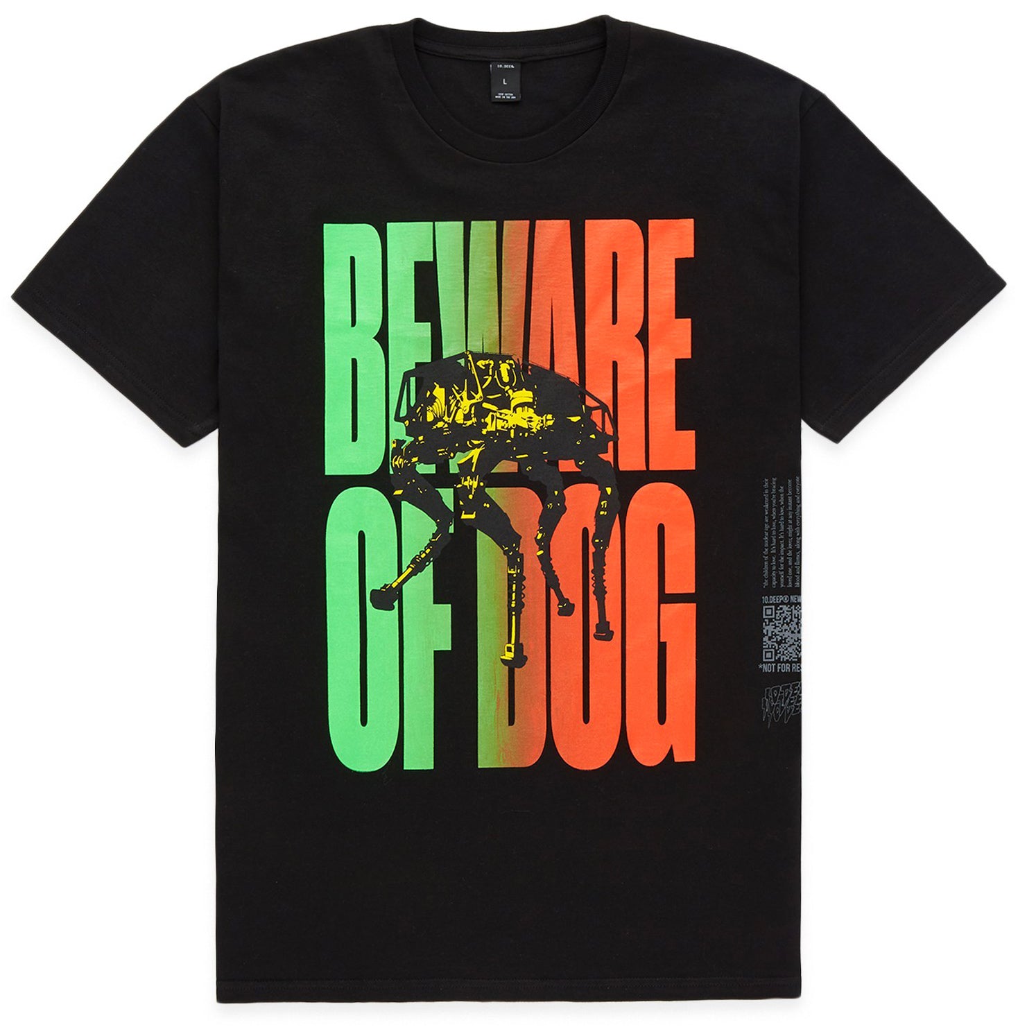 Beware Of Dog Tee (Black)
