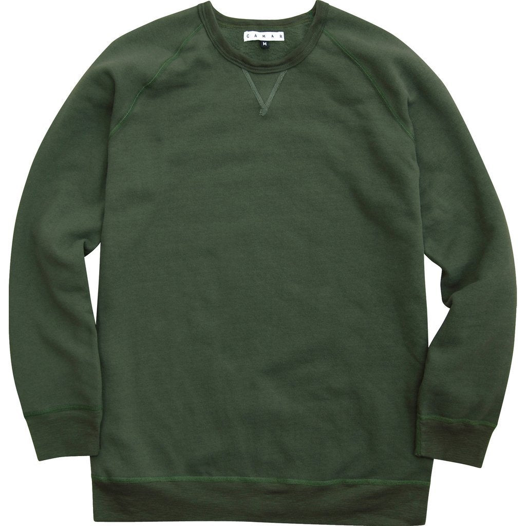 Over Dyed Crew (Olive)
