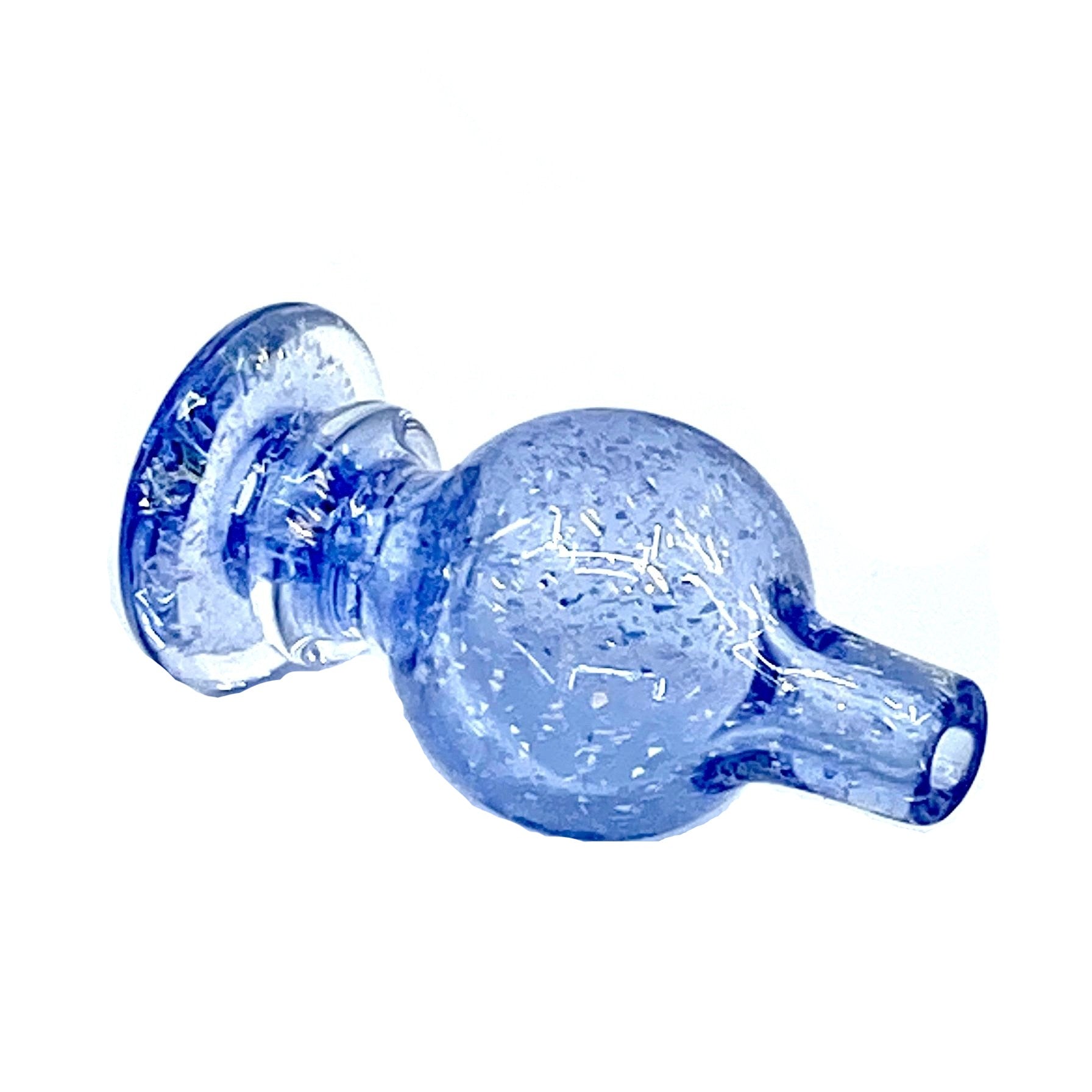 Justin Freeman Glass Dichro Bubble Cap (Light Blue) show variants