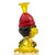 Cheech Dichro Bobble Head Mini Tube Colab (Terps/Red/Black/Caramel) CFL Color Change