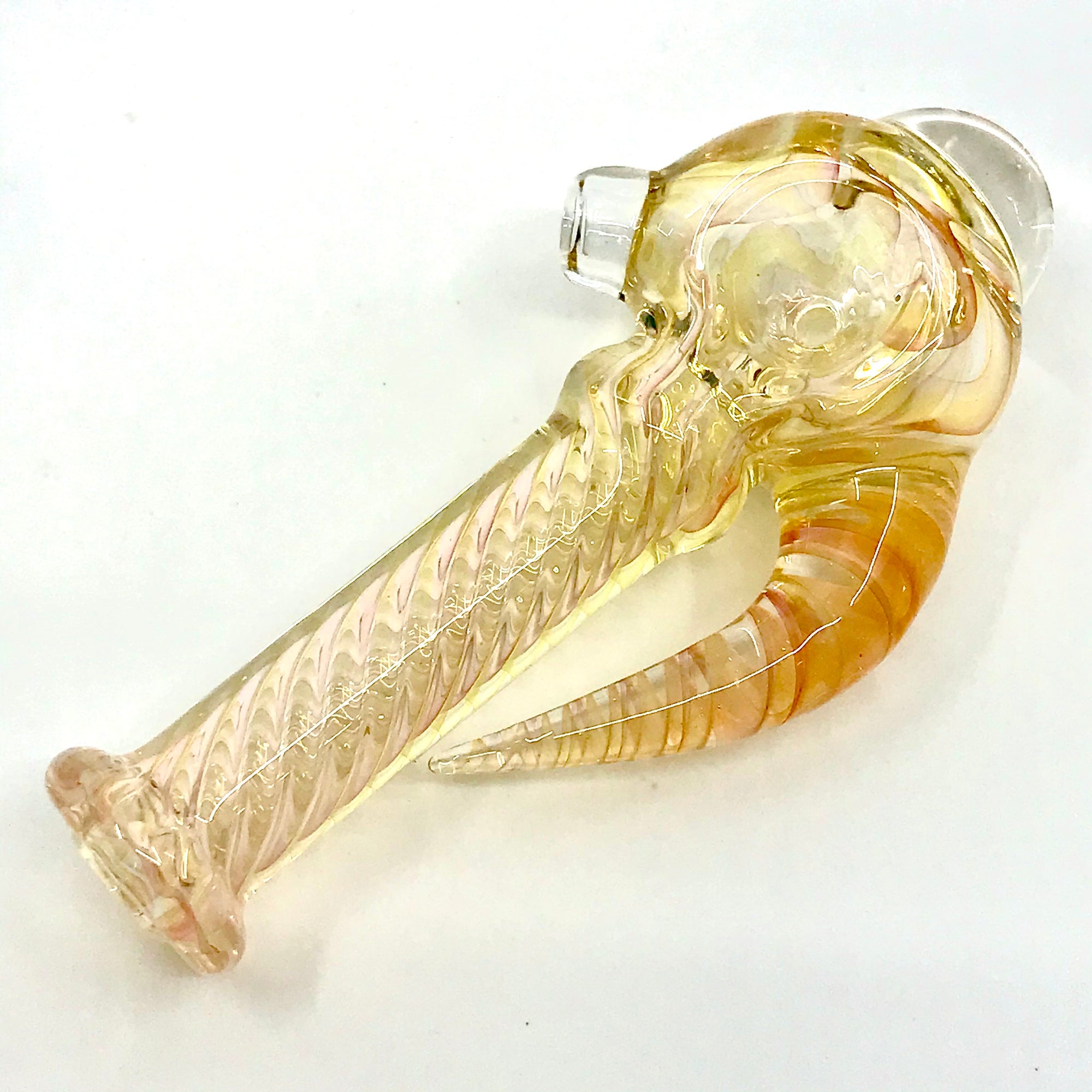 Doc Glass Fume Spoon Pipe (Gold/Silver) #1