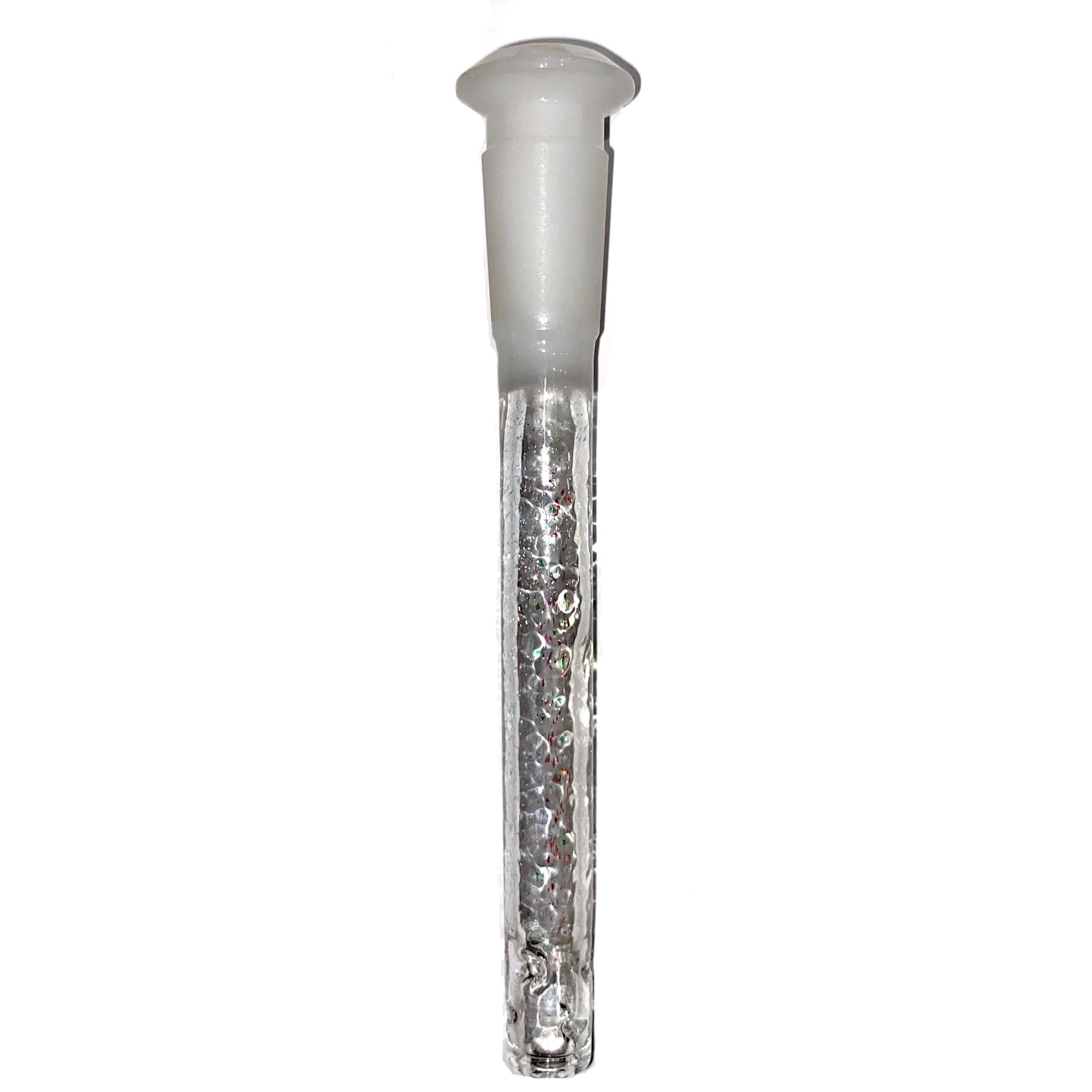 Dustorm Glass 18/14 Dichro Downstem (Clear) 5.5 Inch with White Joint show variants