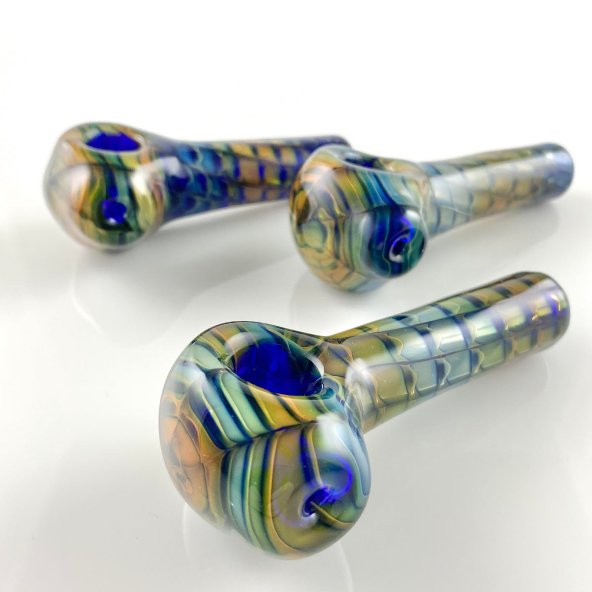 Small Fume Blue Pipe