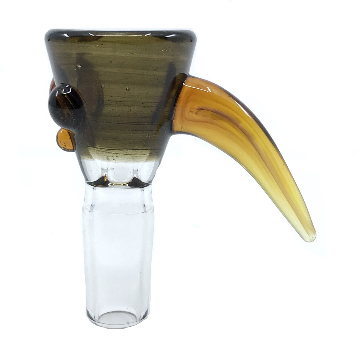 Arko Glass Colored Martini Slide with Handle 14mm (Starry Night/Amber Purple)