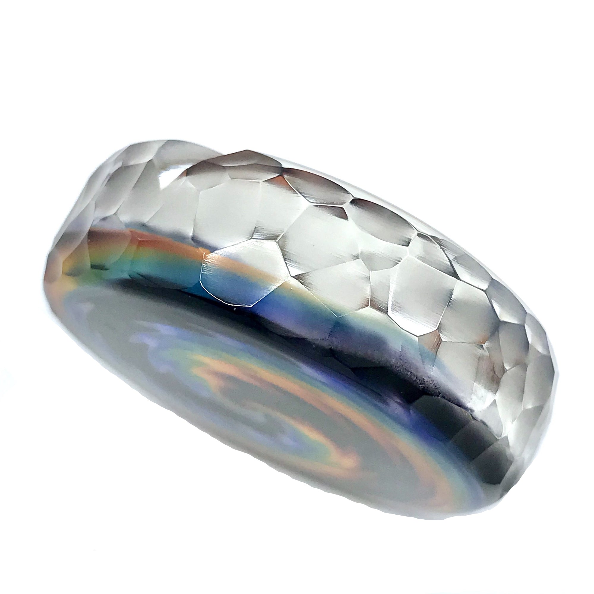 Str8 Glass x 8mm Glass Linework Triple Intake Spinner Cap (Rainbow)