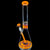 Vetro x Trademark Glass Custom Worked Beaker (Fire Fade to Clear)