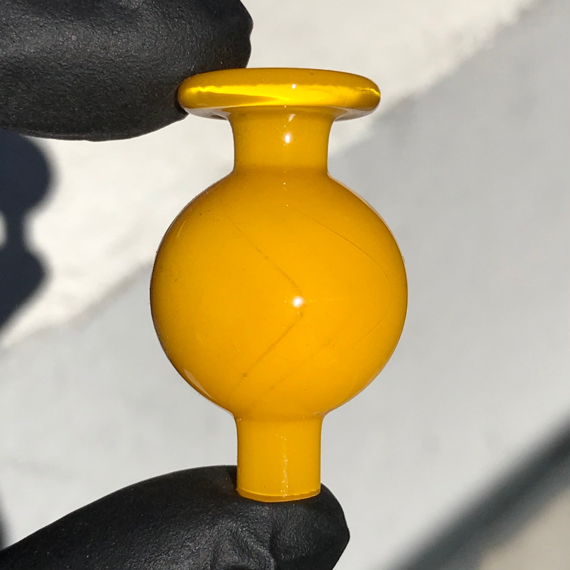 Bradley Miller 25mm Banger Bubble Cap (Yellow Crayon) show variant 
