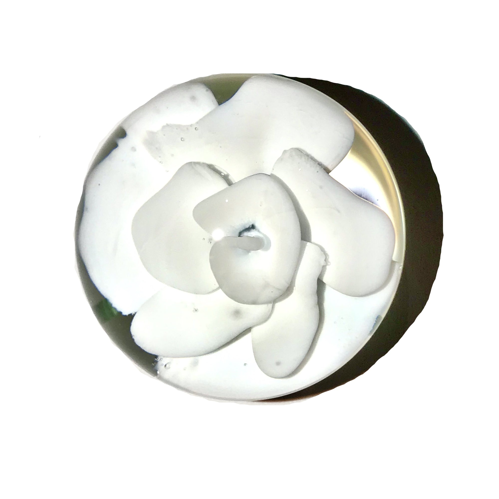 Flower Implosion Marble (White/Green)