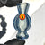 Hoyer Glass Spinner Cap with Milli Image and Matching Milli Terp Pearl (Potion CFL) show variant 