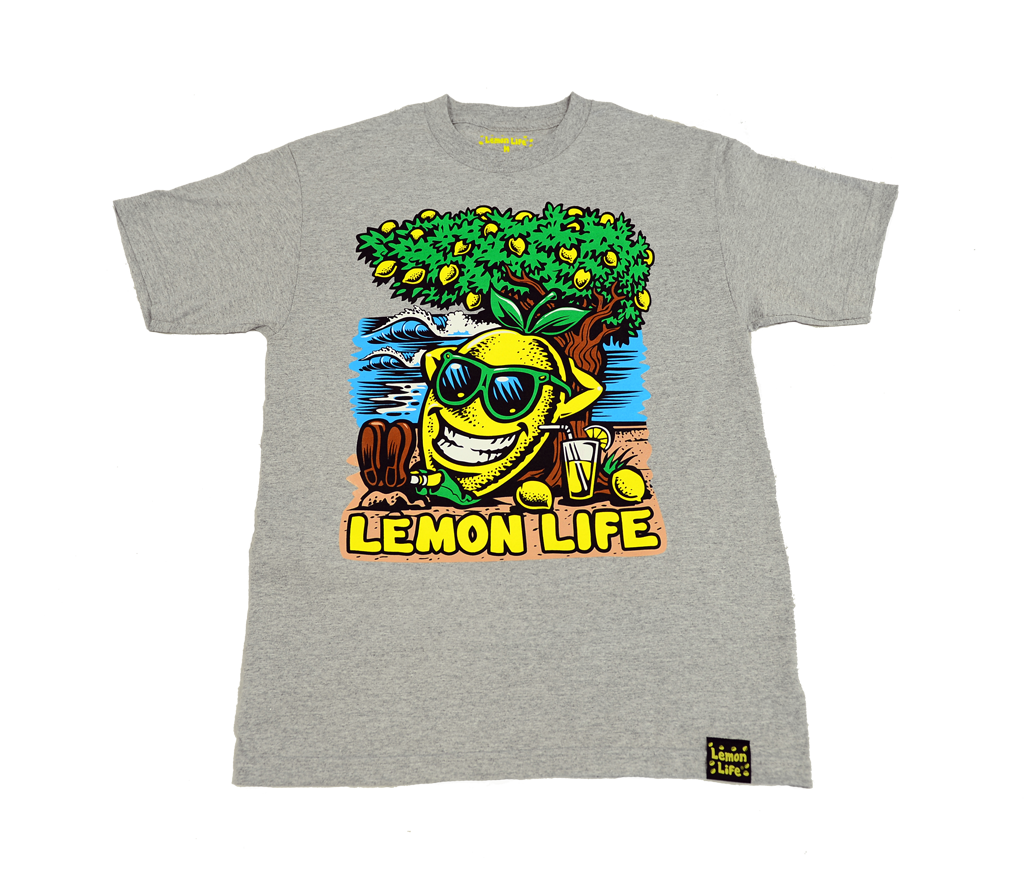 Life's a Beach T-Shirt - Lemon Tree