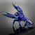 Lindemann Glass Blue Lobster Bubbler (Custom Blue Mix)
