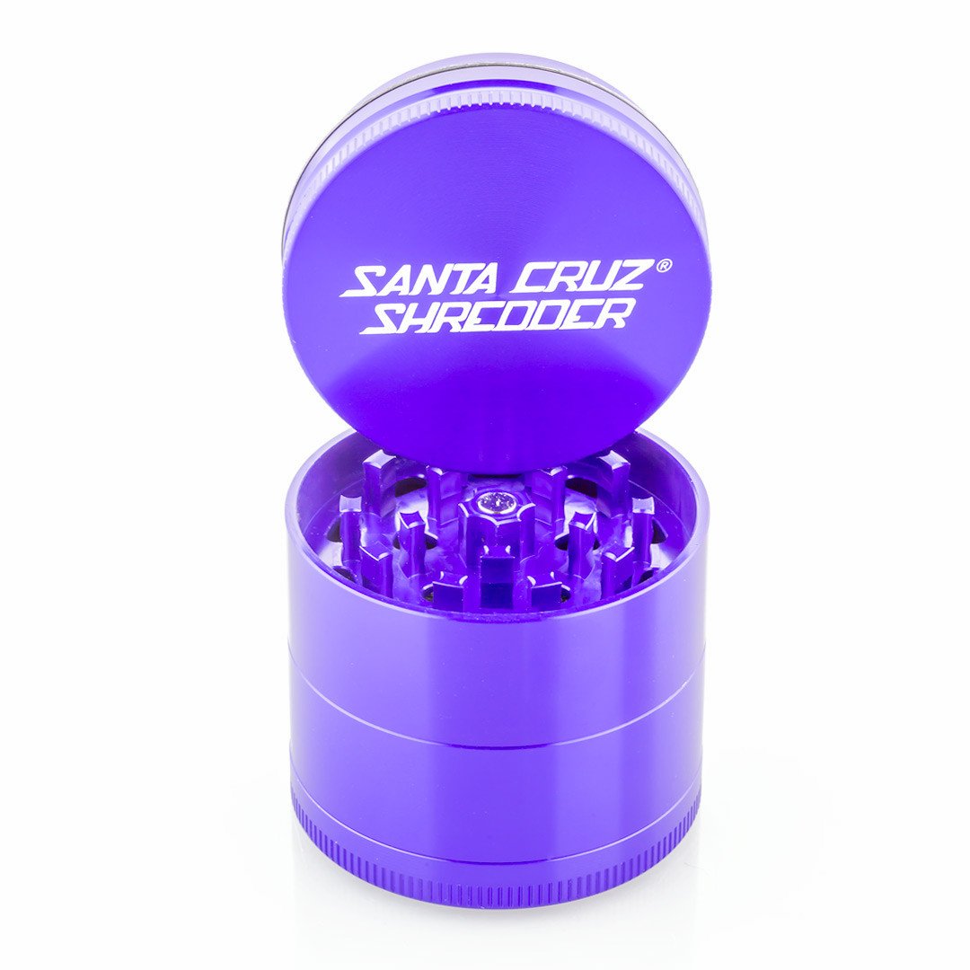 Santa Cruz Shredder Medium 4 Piece Grinder (Purple) show variants