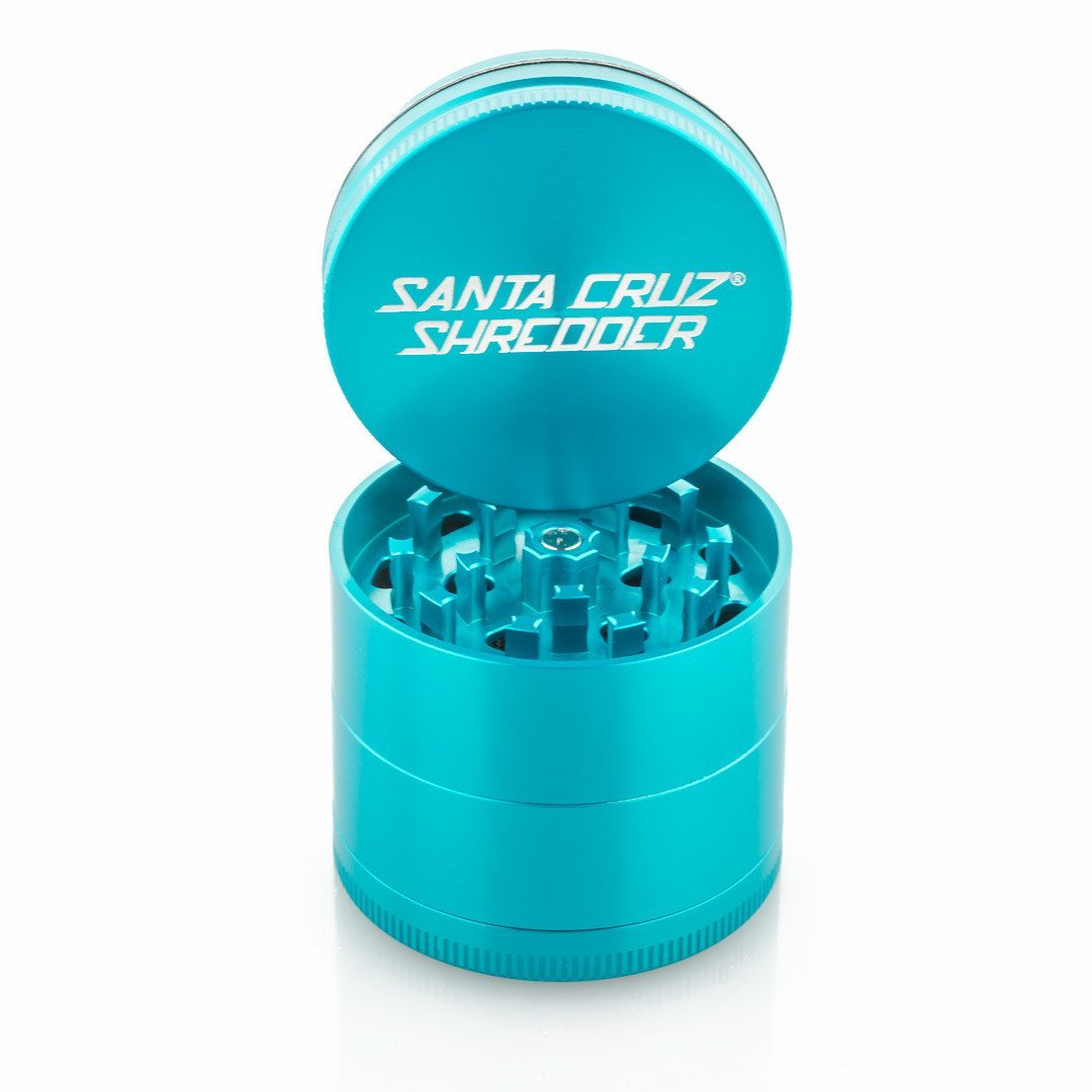 Santa Cruz Shredder Medium 4 Piece Grinder (Teal) show variants