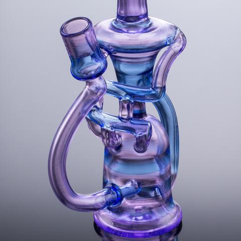Photo of a purple and blue Vela G G-Cycler