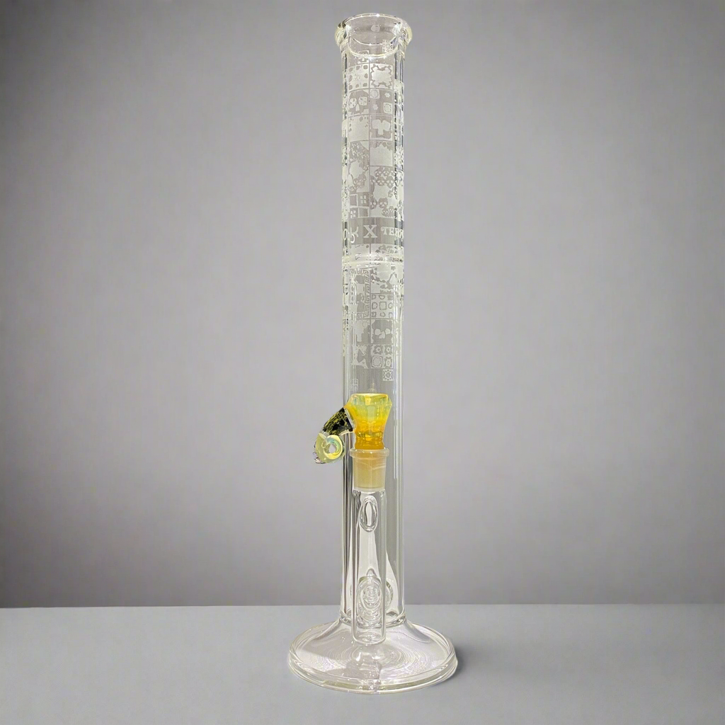 Terroir x Crunklestein Gridded Inline Tube with Fully Worked Slide (NS Yellow)