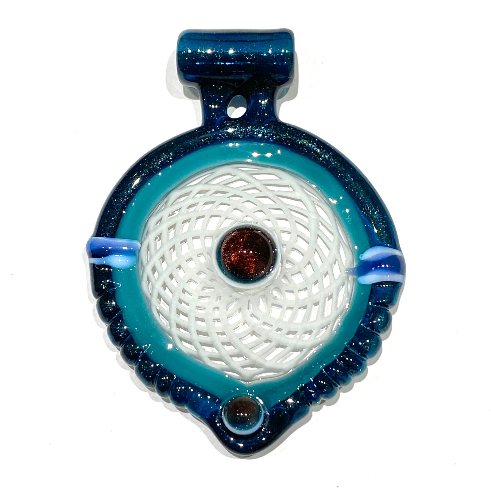 R3G15 Glass Dreamcatcher Pendant #1