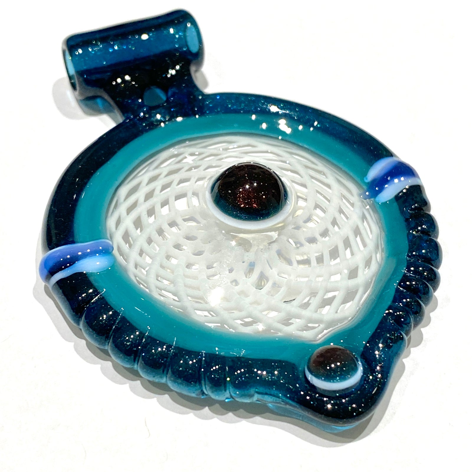 R3G15 Glass Dreamcatcher Pendant #1
