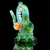 Lindemann Glass Tentacle Mini Tube with Marble (OG Moss and Plantphibian)