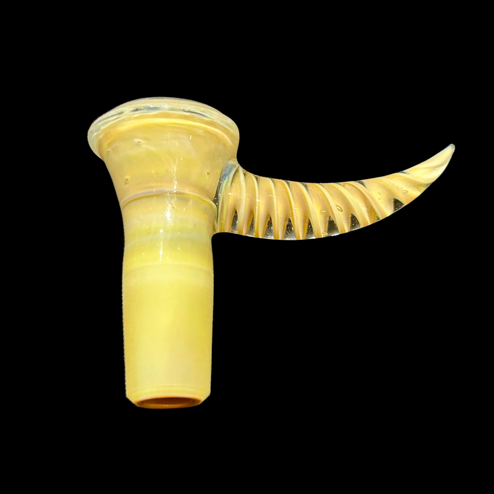 Chase Adams Tan 4 Hole Slide with Upturned Spiral Horn (18mm)