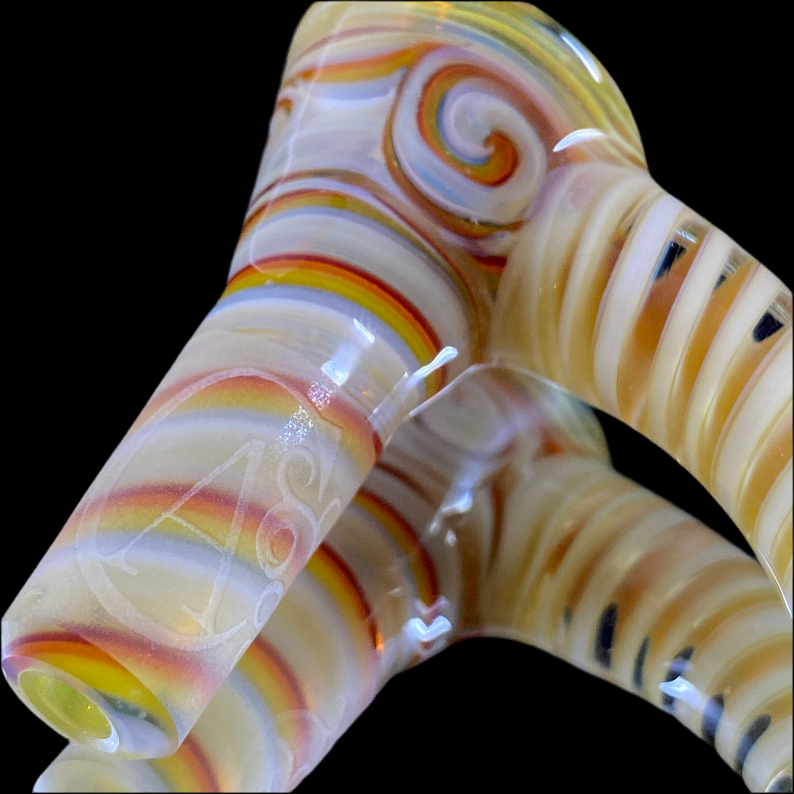 Chase Adams 14mm 3-Hole Linework Slide with Horn